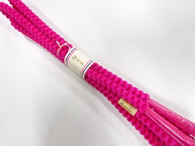 未使用品　正絹　手組帯締め